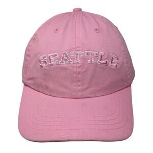 Seatlle Slideback Hat Pink One Size Adjustable Embroidered Fahrenheit